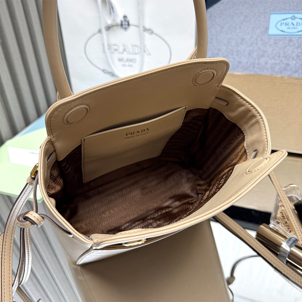 Pra*a Carry mini leather handbag(HIGH-END GRADE)