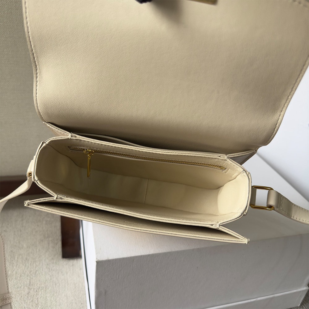 Ce1i*e TEEN TRIOMPHE BAG IN shiny calfskin(HIGH-END GRADE)