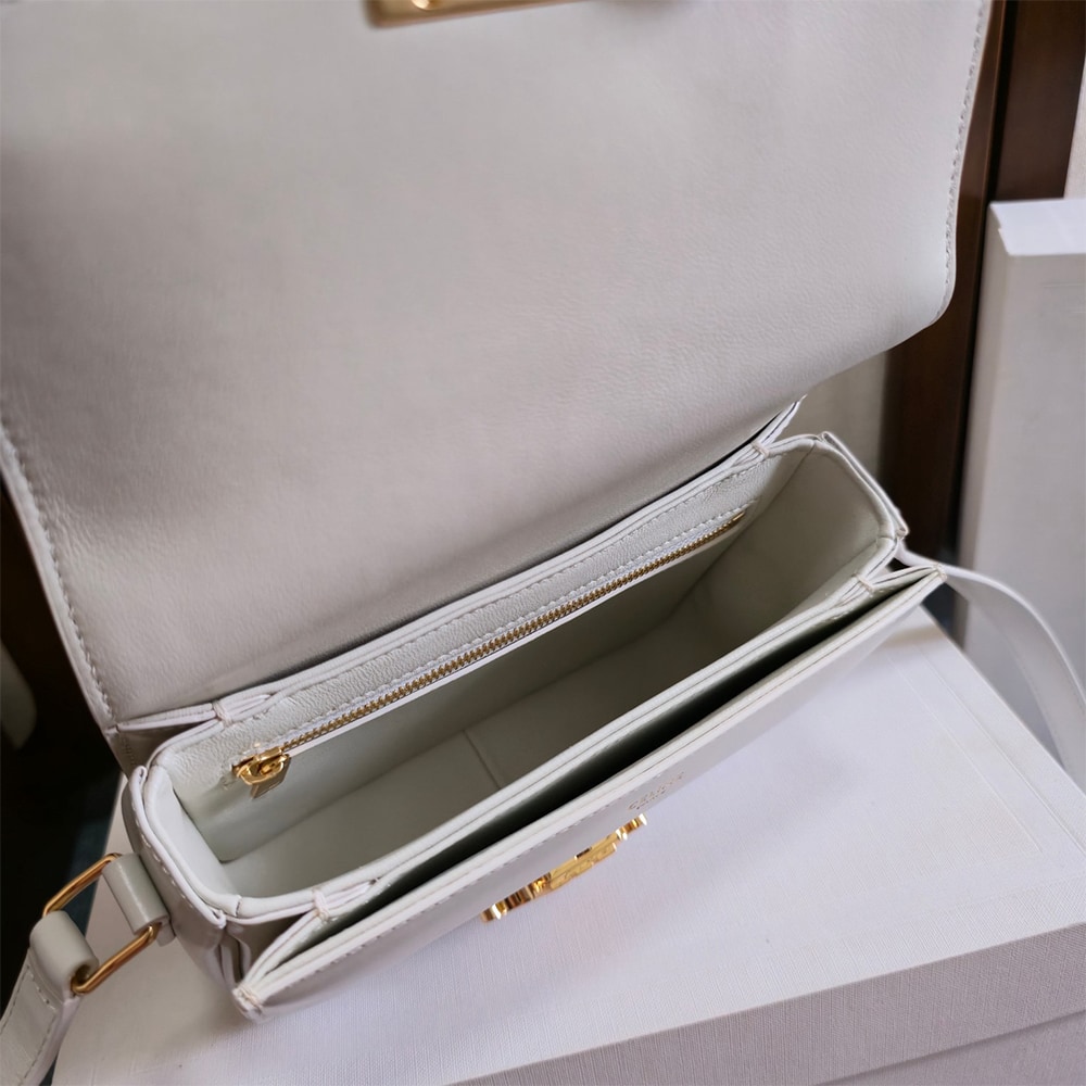 Ce1i*e TEEN TRIOMPHE BAG IN shiny calfskin(HIGH-END GRADE)