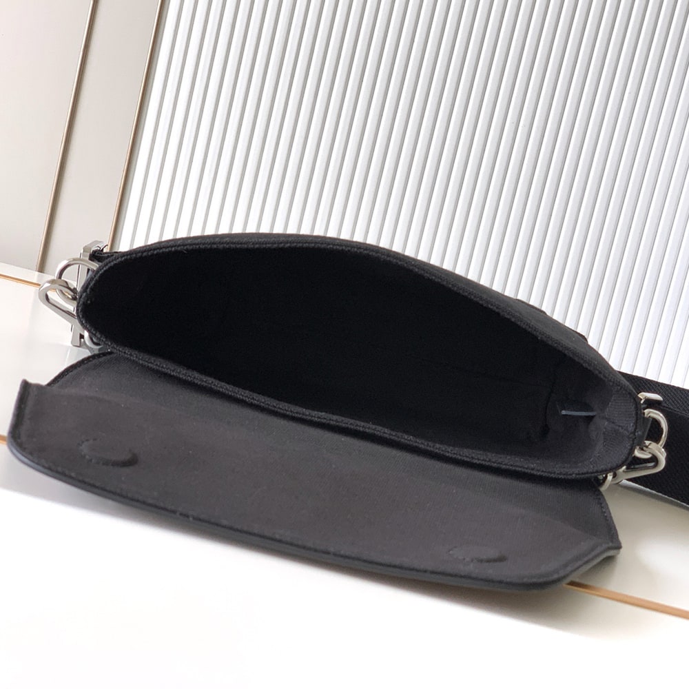 L0ew* Mini Flex messenger in canvas and suede (HIGH-END GRADE)
