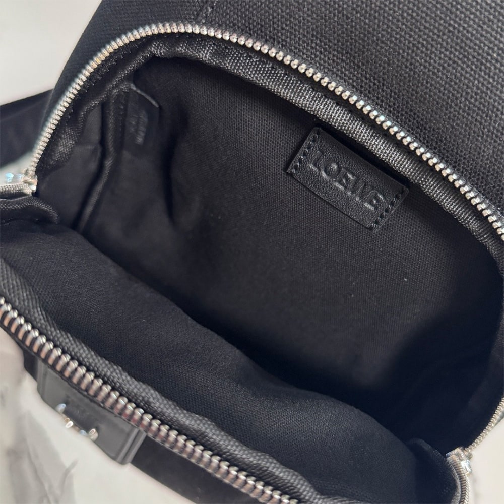 L0ew* Flex sling in canvas and suede (HIGH-END GRADE)