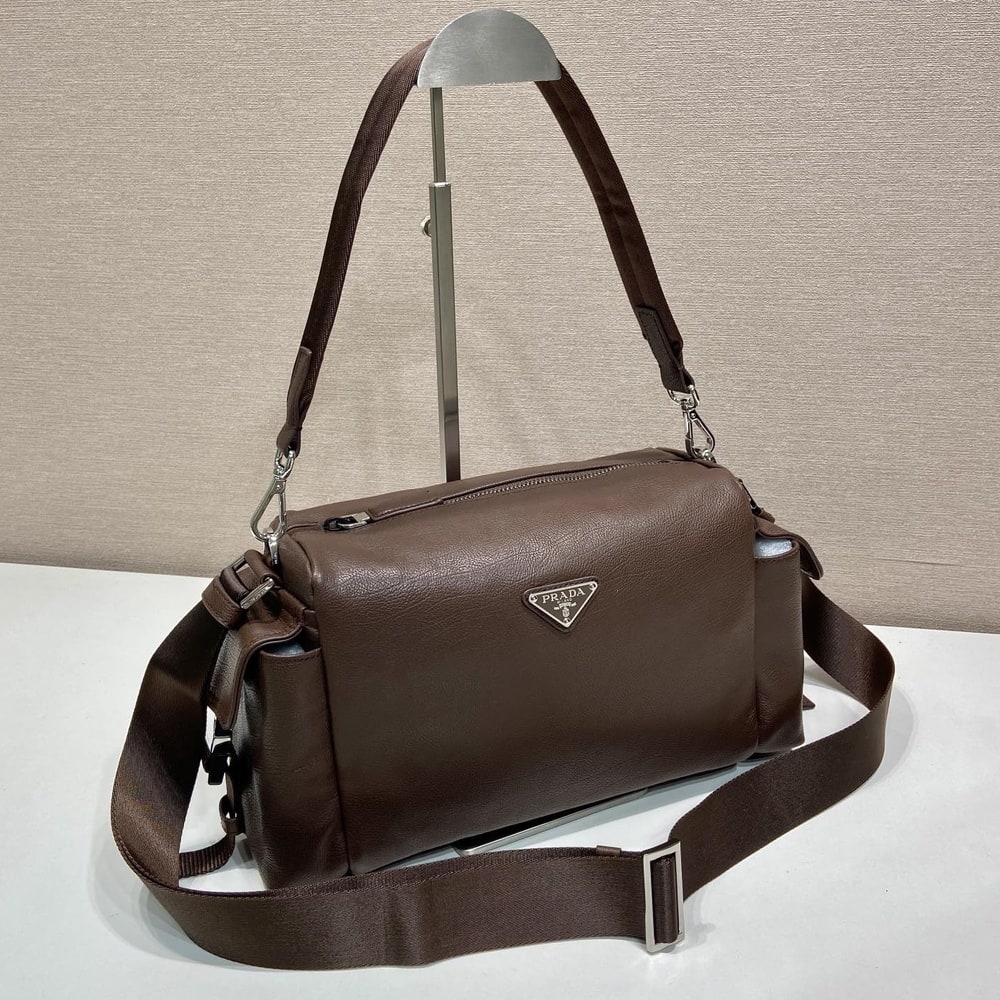 Pra*a Explore leather bag(HIGH-END GRADE)
