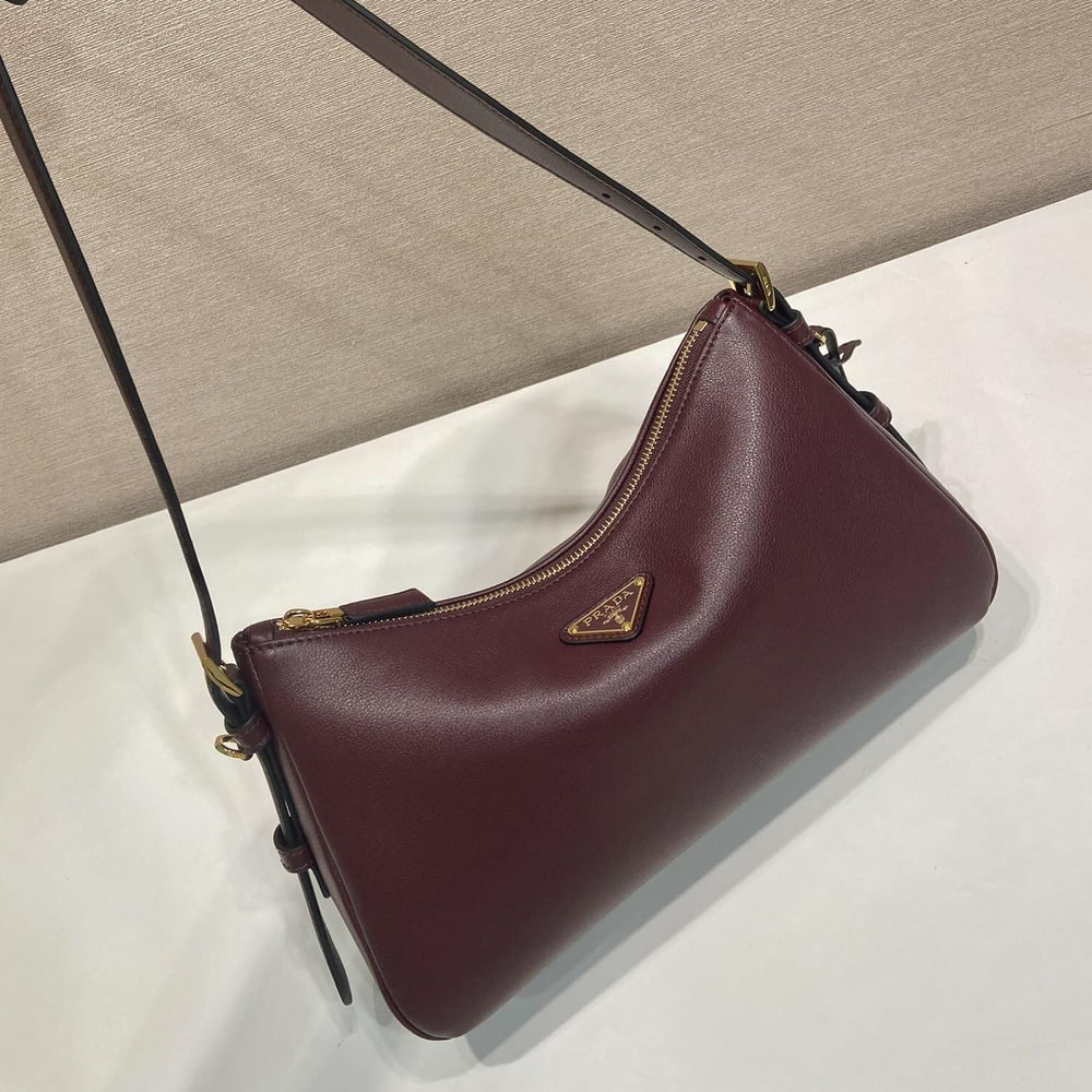 Pra*a Aimee medium leather shoulder bag(HIGH-END GRADE)