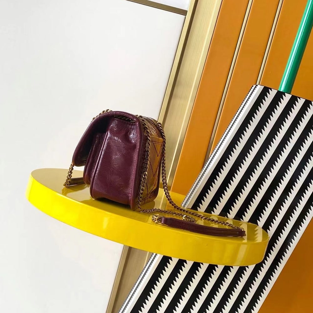 Y51 NIKI mini in vintage leather(HIGH-END GRADE)