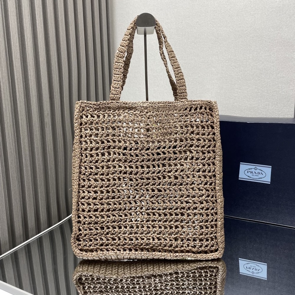 Pra*a Crochet tote bag(HIGH-END GRADE)