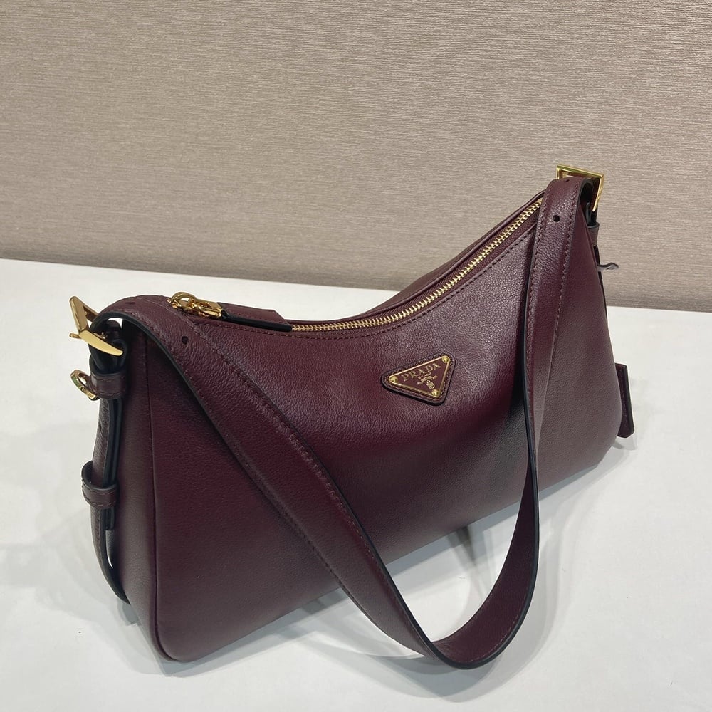 Pra*a Aimee medium leather shoulder bag(HIGH-END GRADE)
