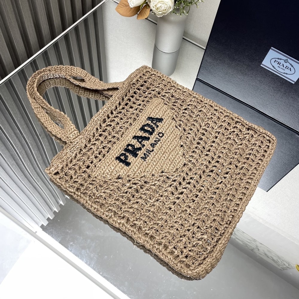 Pra*a Crochet tote bag(HIGH-END GRADE)