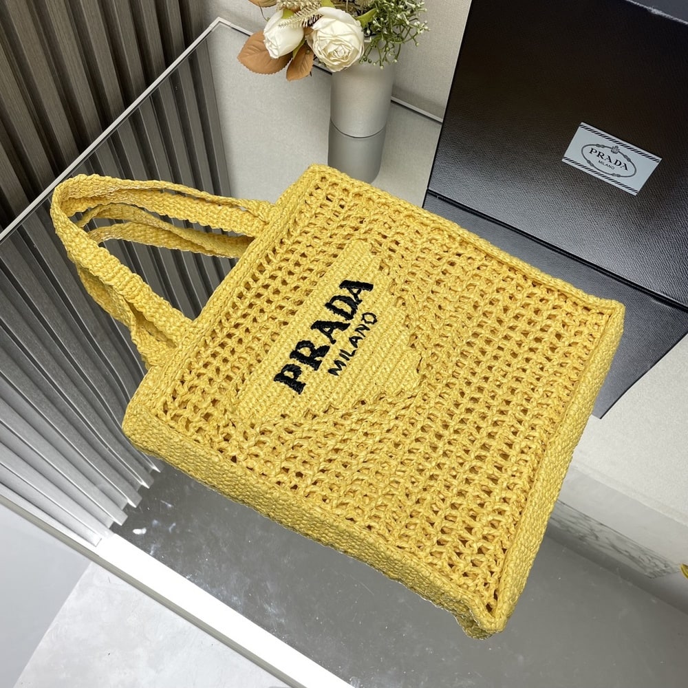 Pra*a Crochet tote bag(HIGH-END GRADE)