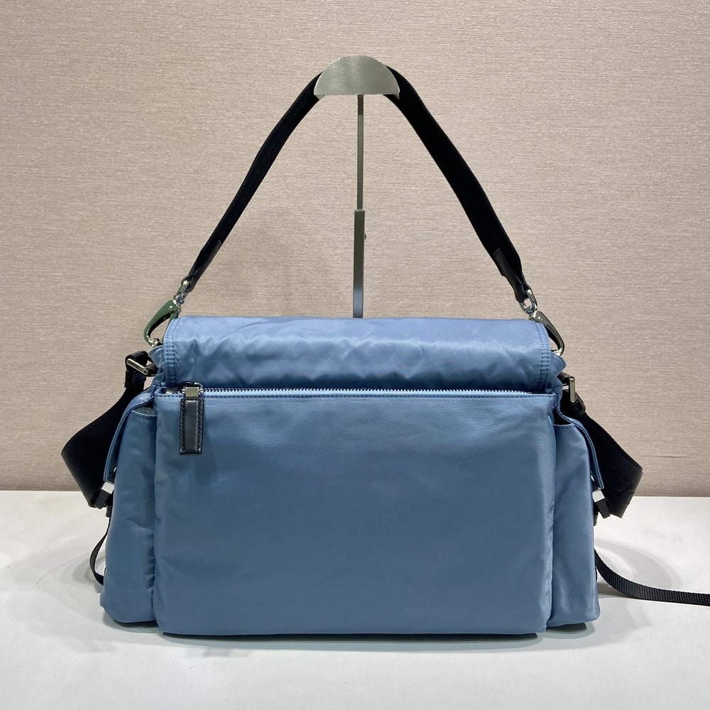 Pra*a Explore Re-Nylon and leather bag(HIGH-END GRADE)