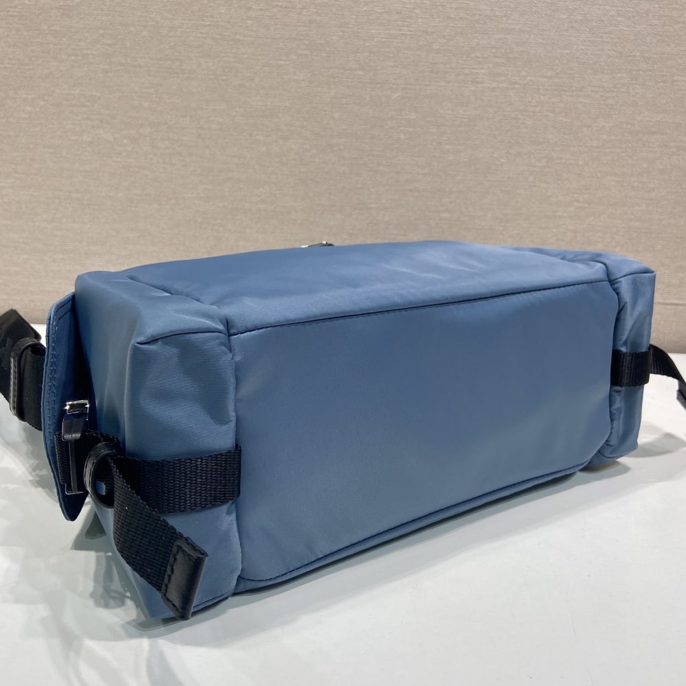 Pra*a Explore Re-Nylon and leather bag(HIGH-END GRADE)