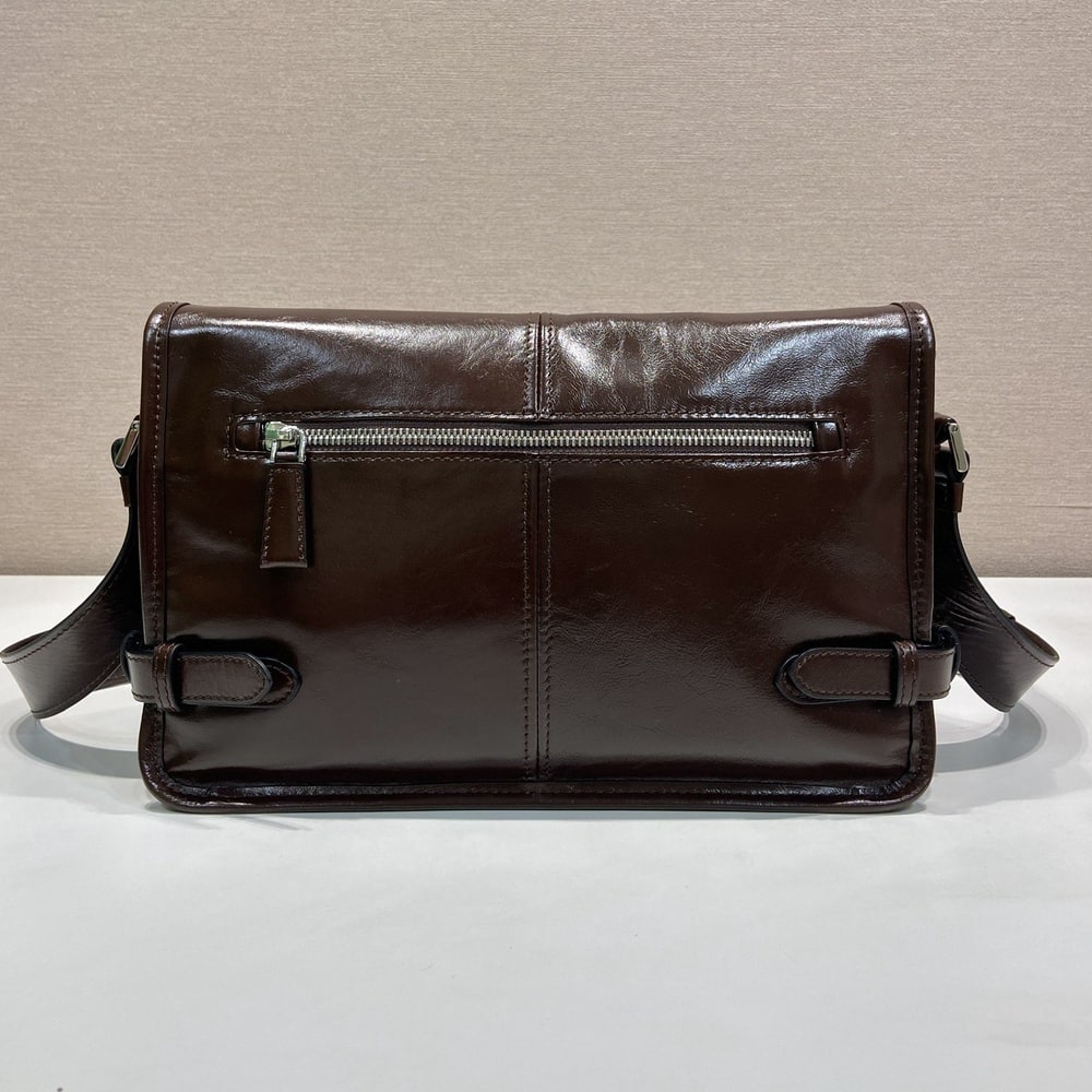 Pra*a Leather shoulder bag(HIGH-END GRADE)