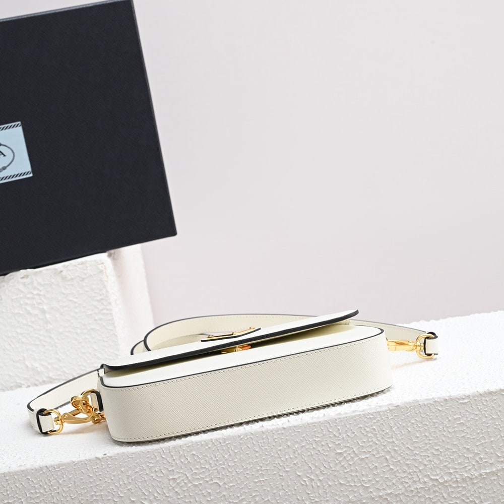 Pra*a Saffiano Leather Mini Bag(HIGH-END GRADE)