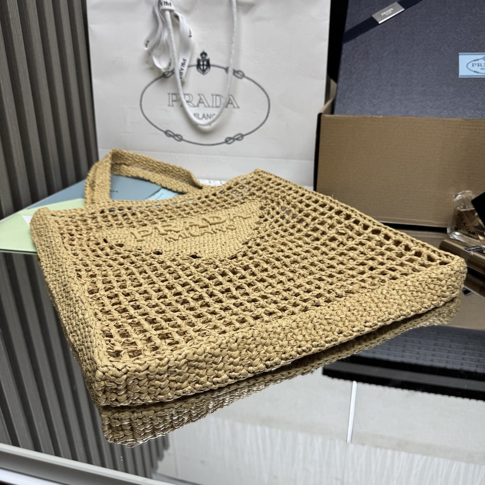 Pra*a Crochet tote bag(HIGH-END GRADE)