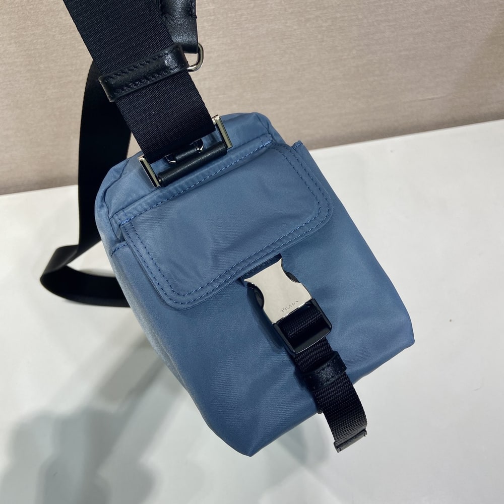 Pra*a Explore Re-Nylon and leather bag(HIGH-END GRADE)
