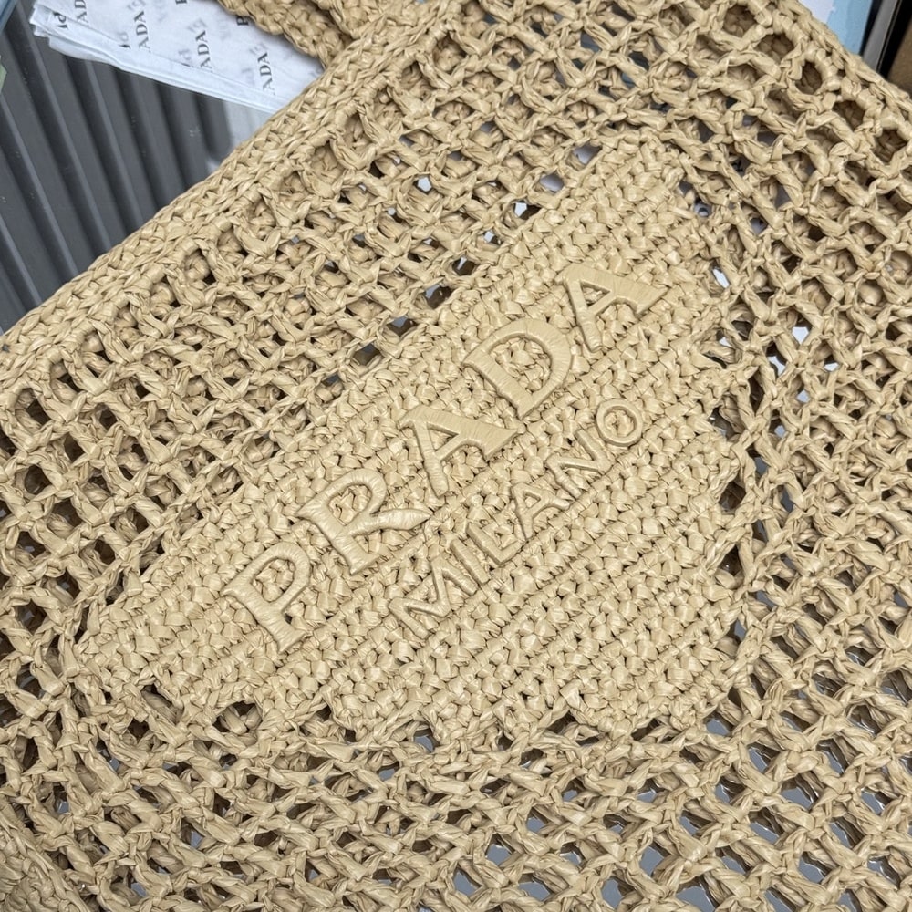 Pra*a Crochet tote bag(HIGH-END GRADE)