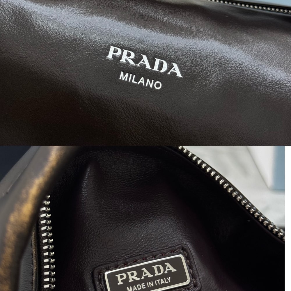 Pra*a Leather shoulder bag(HIGH-END GRADE)