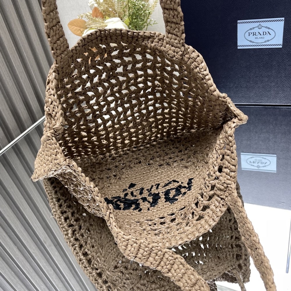 Pra*a Crochet tote bag(HIGH-END GRADE)