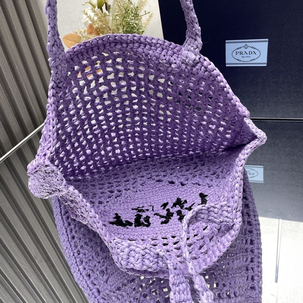 Pra*a Crochet tote bag(HIGH-END GRADE)
